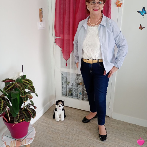 Photo de Jo080449, Femme 77 ans, de Avranches Basse-Normandie