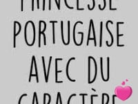 Quel est le caractère de la femme d'origine portugaise ?