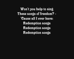bob marley - redemption song
